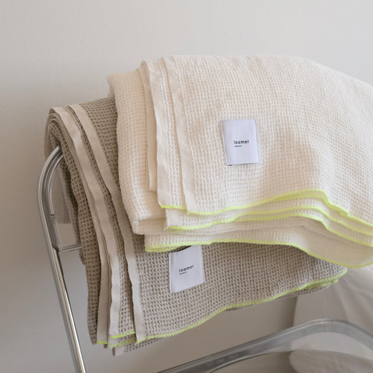 [loomer] Soft Linen Waffle Ket