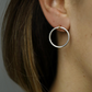 ［20%OFF / MIRTA］SILVER LARGE KINETIC HOOP EARRING