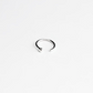 MIRTA ESSENTIAL DOT SILVER HOOP EARRING