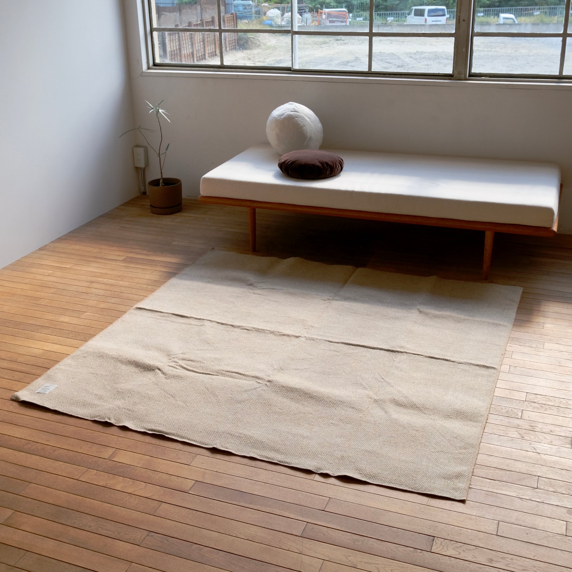 ［loomer /ルーマー］Linen Wool Tweedy Rug