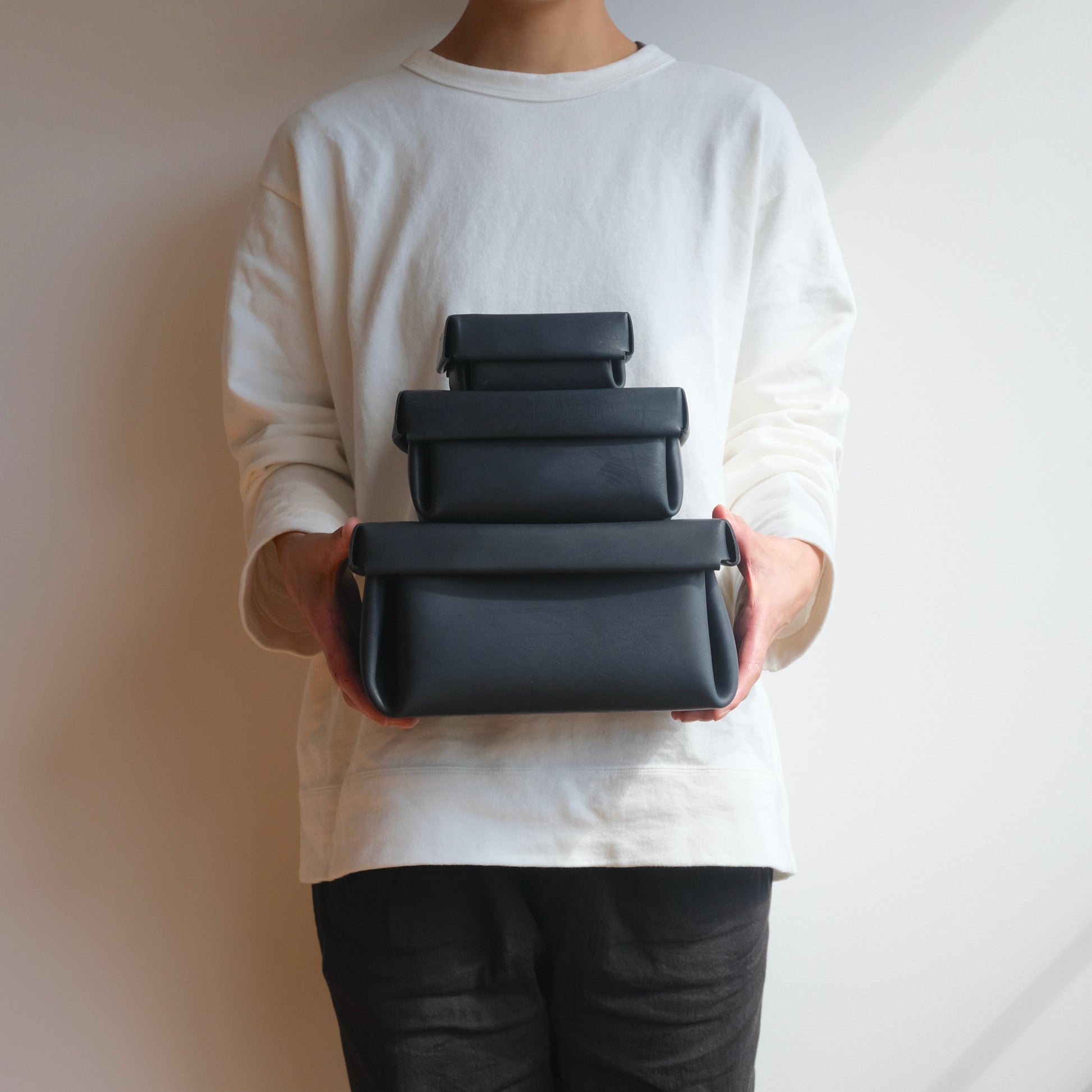 kasse Leather box (Black)