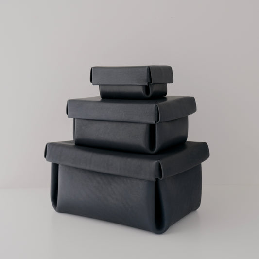 kasse Leather box (Black)