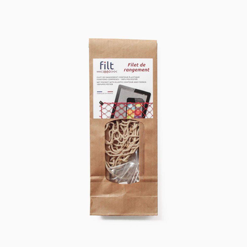 【FILT/フィルト】Net Pocket 90x15 beige