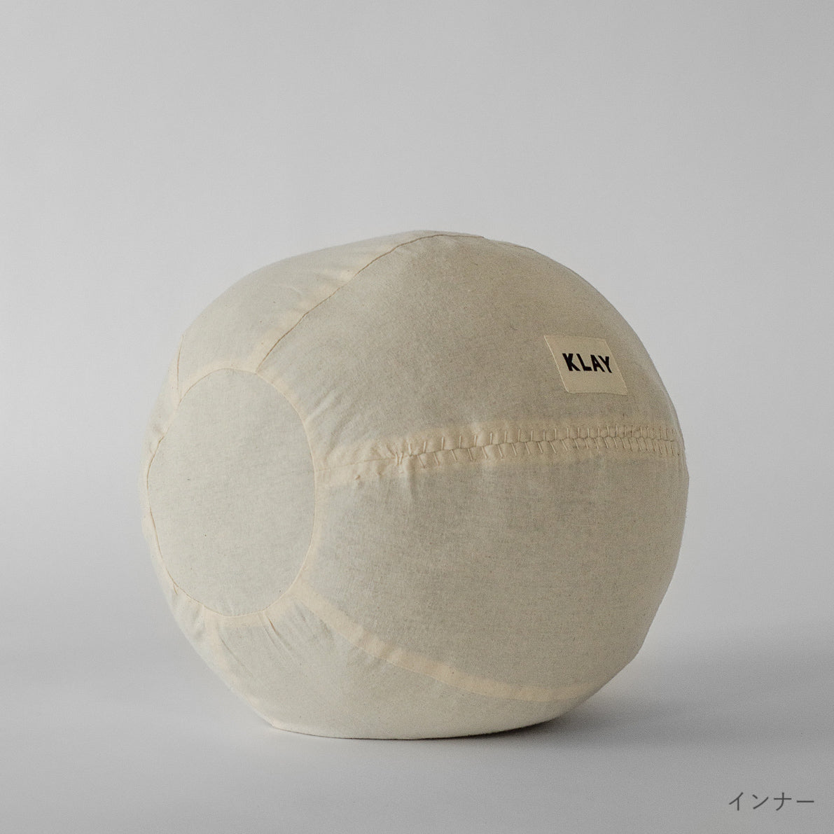 Klay GlobeCushion CreamyNaturalCanvas