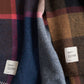 ［loomer /ルーマー］Shetland Wool Big Check  Blanket Poncho